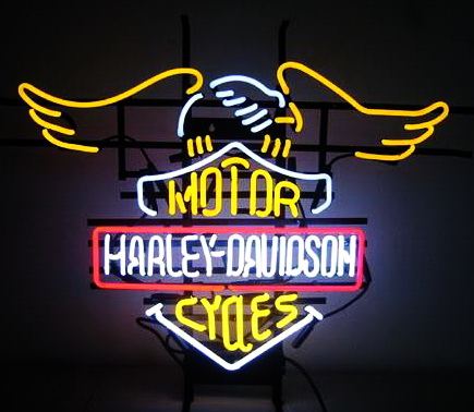HD Motorcycles Eagle Neon Sign
